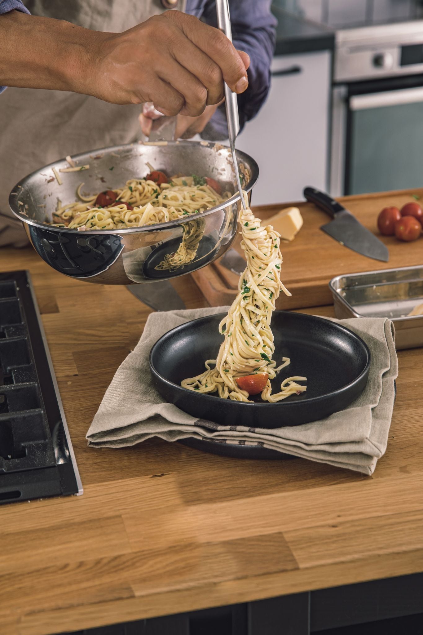 Chef's cooking fork