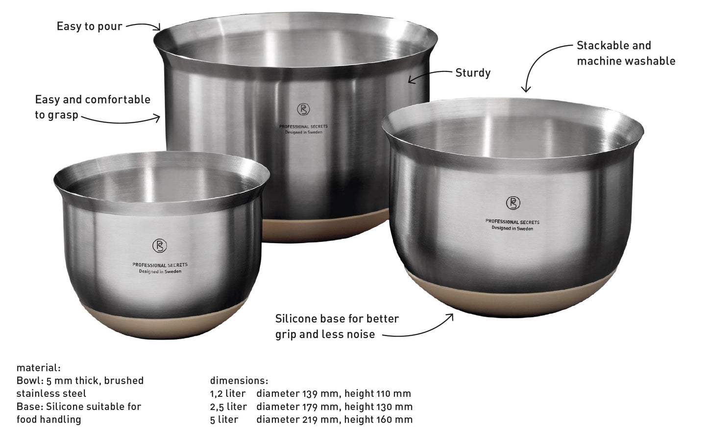 Mixing bowl - medium - 2,5 liters